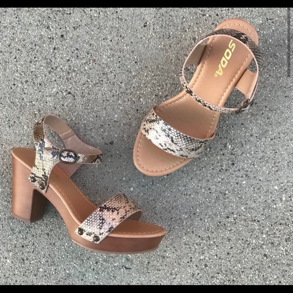 SODA platform python sandals - Picture 2 of 6